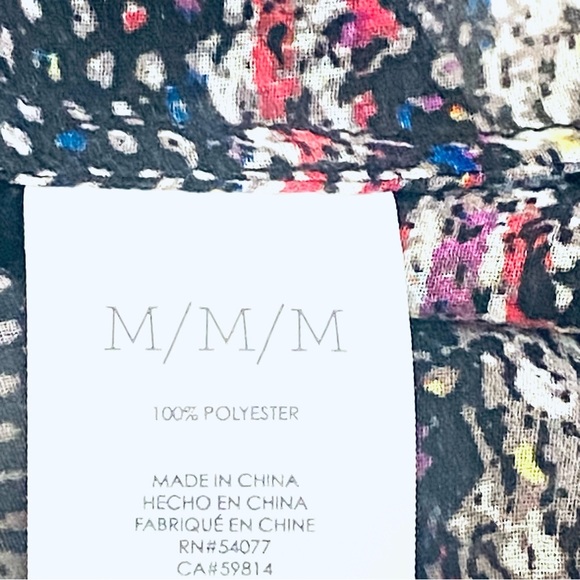 Cabi Paris Sheer Long Sleeve Blouse Top Button-Up Style #3249 Womens Sz M - Picture 9 of 9